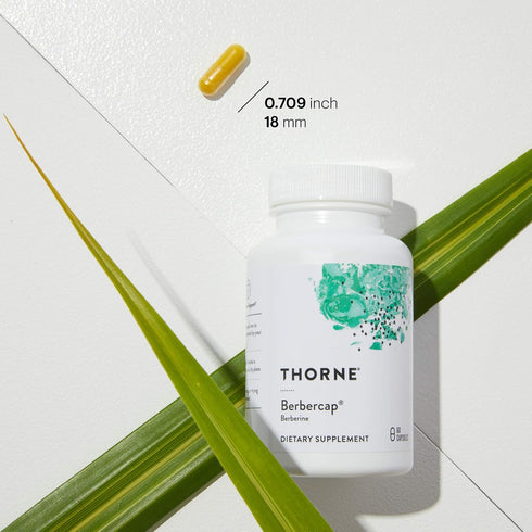 THORNE Berberine 200 mg (Formerly Berbercap) - 60 Capsules for Heart Function, Immune System, and Gut Health Support