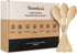 Bamboo Spoons Set, 100 Biodegradable Utensils, Reusable or Disposable Eco-Friendly Flatware for Parties