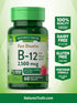 Nature's Truth B12 Vitamin | 60 Sublingual Tablets | 2500 mcg | Vegetarian, Non-GMO, Gluten Free