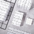 Whaline 100 Sheet Black White Tissue Paper with Romantic Words for Gift Packing, DIY Art Craft, 13.7 x 19.6 Inch