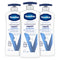 Vaseline Intensive Care Unscented Advanced Repair Body Lotion Pack of 3 - Ultra-Hydrating for Extremely Dry Skin