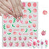 6 Sheets Fruit Nails Stickers, Summer Nails Art Stickers, 3D Self Adhesive Colorful Fruit Nail Decals for Women