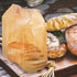 WEKAMOS 50pcs Packaging Kraft Paper Bakery Bread Bags with Window, Medium Size Bread Storage Pouches for Toast