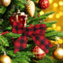 3 Rolls Buffalo Plaid Burlap Wired Ribbon, 2.4 Inches for Big Bow Wreath Decoration