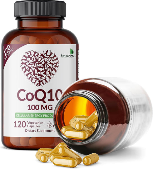 Futurebiotics CoQ10 100 MG, Cellular Energy Production, 120 Vegetarian Capsules