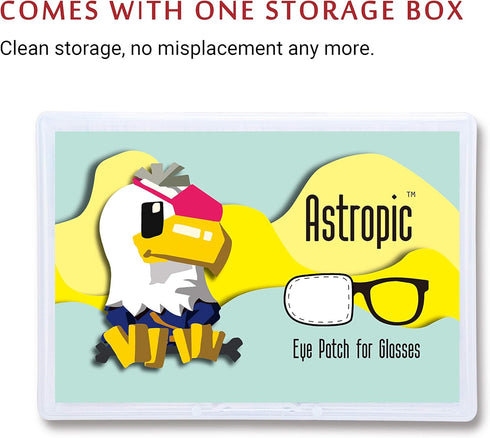 Cotton & Silk Eye Patch for Kids Glasses, Right Eye, Bulldog