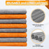 -Pack 50, 16"X12" FIXSMITH Microfiber Cleaning Cloth of Highly Absorbent Cleaning Rags(Grey&Orange), All Purpose