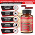Ashwagandha Supplement Capsules, 90 Count with Ginger Root, Turmeric, Rhodiola Rosea & Black Pepper