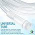 Mars Wellness Oxygen Tubing - Premium Clear Crush Resistant Oxygen Tubes, 7 Foot, 3 Tubes