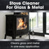 Furniture Clinic Stove Glass & Metal Cleaner - Removes Soot & Dirt from Glass & Metal, 500ml
