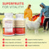 (120 Chews) Fruits and Veggies Supplement - Superfood Gummies with 9 Superfruits & 30 Veggies, Non-GMO