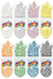 MARBLERS Holographic Glitter Mixed 8 Color Set, 4oz (112g) | Non-Toxic, Vegan, Cruelty-Free | Nail Art, Makeup, Craft