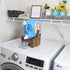 Besuerte Laundry Detergent Stand, Farmhouse Liquid Laundry Detergent Holder, Organizer for Laundry Room (Jacobean)
