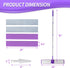 24" Microfiber Mops for Floor Cleaning, Dry and Wet Mop for Hardwood, Laminate, Tile, Vinyl Floors with 4 Washable Pads