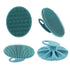INNERNEED Soft Silicone Body Cleansing Brush, Gentle Exfoliating Shower Scrubber for All Skin Types (Dark Green)