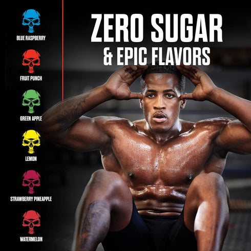 JNX SPORTS The Shadow! 350mg Caffeine Hard Core Preworkout, Electric Energy, Mental Focus, Fruit Punch, 30 Servings