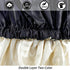 Satin Bonnet Silk Hair Bonnet for Sleeping, Slouchy Beanie Hat for Women's Natural & Curly Hair (Black)
