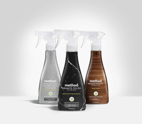 Method Granite Polish 14 oz Spray Bottle - Apple Orchard, Polishes & Shines Granite, Marble, Sealed Stone