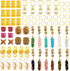 Messen Dreadlocks Jewelry Crystal Wire Wrapped Hair Accessories Imitation Wood Beads