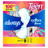Always Radiant Teen Pads, Regular Size 1, Unscented, with Wings, 14 Count