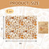 JarThenaAMCS Baking Beeswax Wrap Food Sandwich Wrap Sheet Bread Reusable Oil-Proof Picnic Liner for Home Party Kitchen