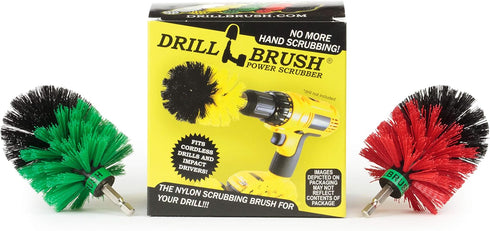 Drill Brush Cleaning Supplies, Medium and Stiff Bristle MINI Spin Brush Kit, Kitchen Accessories, Clean Counters,
