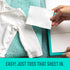 Rella Laundry Detergent Sheets, 60 Sheets, Fresh Linen Scent, Eco Friendly Travel Detergent, Biodegradable
