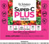 Dr. Schulze's Super-C Plus | Vitamin C Complex | Clinical Herbal Formula | 60 Chewable Tablets for Immunity Support