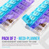 Pack 2 MEDca Weekly Pill Organizer, Twice-a-Day