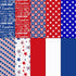 SANNIX 100 Sheets 4th of July Tissue Paper, Red Blue White Stars Gift Wrapping for Independence Day Crafts
