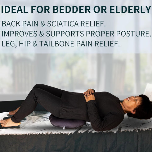 QIUCHA Tailbone Pillow Pain Relief Cushion, Soft Pad for Bed Sores. Anti-Decubitus Pad-Breathable for Hemorrhoids