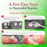 BF Products SmileFix Dental Repair Kit - Temporary Teeth Fix with Zinc Oxide & Eugenol Oil Cement for Crowns & Bridges