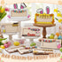 Yeyeplum 8 Set Pcs Easter Bunny Money Holder Wooden Money Holders Cash Gift Holder with Bunny Egg Chick Designs Box