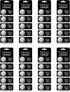 40 - CR2025 Battery, 3v Lithium Button Cell Coin Batteries