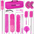 Microfiber Dusters for Cleaning, 14PCS Feather Dusters with Extension Pole for High Ceilings, Fans, and Blinds