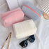Small Y2K Checkered Makeup Bag for Women, Cosmetic Pouch for Purse, Travel Makeup Organizer