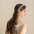 Oriamour Bridal Headpiece, Flower Design Wedding Headband Hair Accessories (Rose Gold)