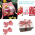 Red and White Gingham Ribbon, 5/8" x 25Yd Roll, Picnic Craft Red Buffalo Ribbon for Hair Accessories and Gift Wrapping