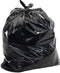 Aluf Plastics RCT-60 Star Sealed Coreless Rolls (60 gal, Pack of 100) - Black Polyethylene with E-Z Tie Flap Closure