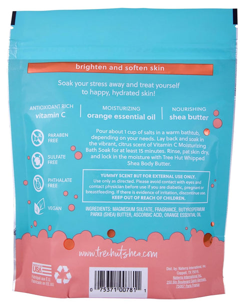 Tree Hut Brightening Bath Soak Vitamin C, 16 oz