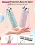 Zannaki Metal Bling Pill Organizer, Travel Waterproof Weekly Pill Box, Portable Large Aluminum Alloy Container, BPA Free