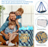 FaCraft Fathers Day Gift Bag - Large 13" Happy Fathers Day Gift Bag with Tissue Paper and Handle