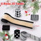 Wired Ribbons - Polyester Buffalo Plaid, Stripes, Dot, and Burlap - 2.5 inch Ribbons, 6 Rolls 30 Yards for Decoration