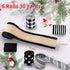 Wired Ribbons - Polyester Buffalo Plaid, Stripes, Dot, and Burlap - 2.5 inch Ribbons, 6 Rolls 30 Yards for Decoration