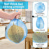 100 Count Small Trash Bags - 4 Gallon Garbage Bags for Office, Bedroom, Bathroom, Colored, 5 Rolls