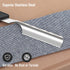 Straight Razor with Strope, Professional Stainless Steel Shaver Razor with Shaving Strop for Grooming