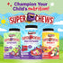 FORCE FACTOR Kids Superfood Super Chews, Very Berry Grape Flavor, 60 Soft Chews, 2-Month Supply, Kids Vitamins & Immune