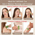 Rena Chris Face Roller & Gua Sha Set, Natural Jade Massage Tools for Jawline Sculpting and Puffiness Reducing