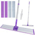 24" Microfiber Mops for Floor Cleaning, Dry and Wet Mop for Hardwood, Laminate, Tile, Vinyl Floors with 4 Washable Pads