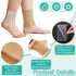 Sratte 4 Pcs Ankle Gel Sleeve, Padded Socks Ankle Protector Gel Sleeve for Skating Riding Foot Support